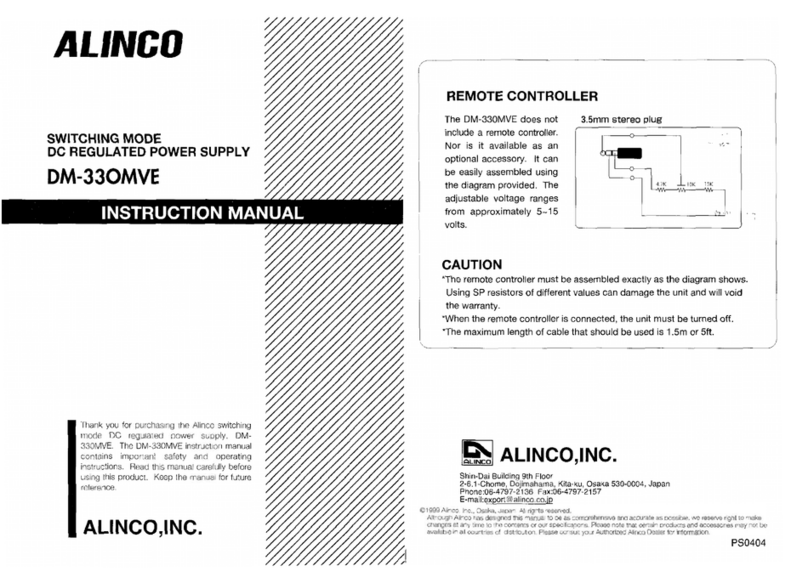 Alinco DM-330MVE instruction manual