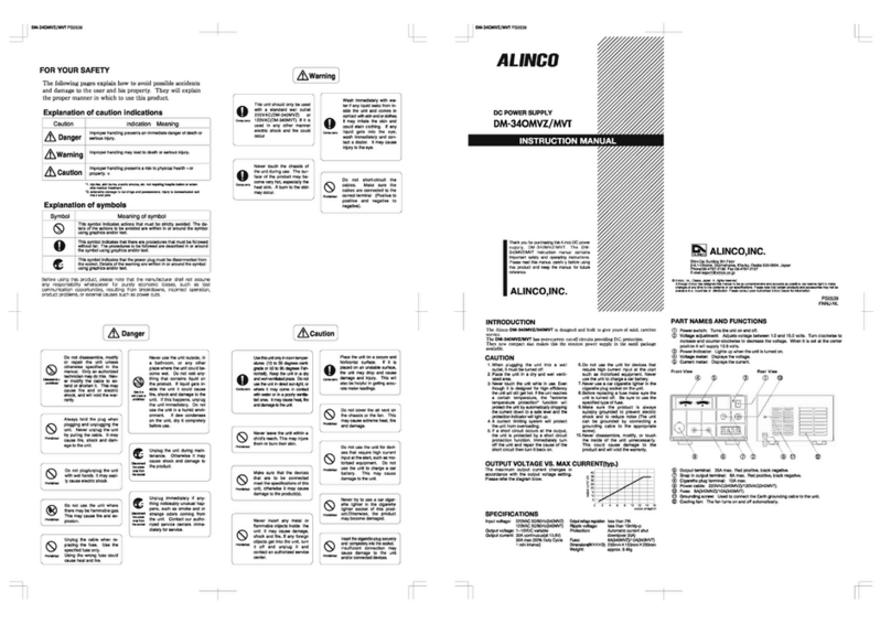 Alinco DM-340MVZ User manual