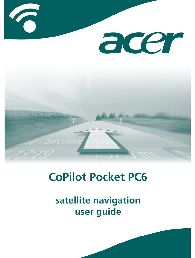 Acer CoPilot Pocket PC6 user guide Acer CoPilot Pocket PC6 user guide