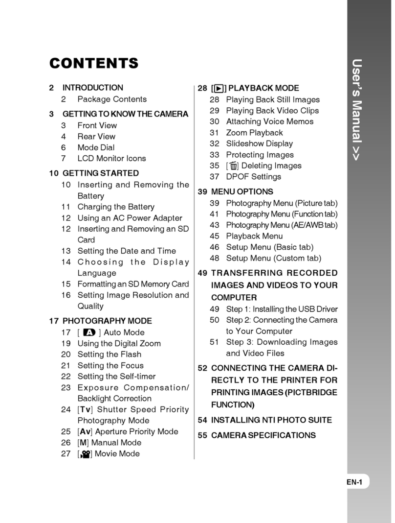 Acer Digital camera 8.1 Mega pixels CCD User manual