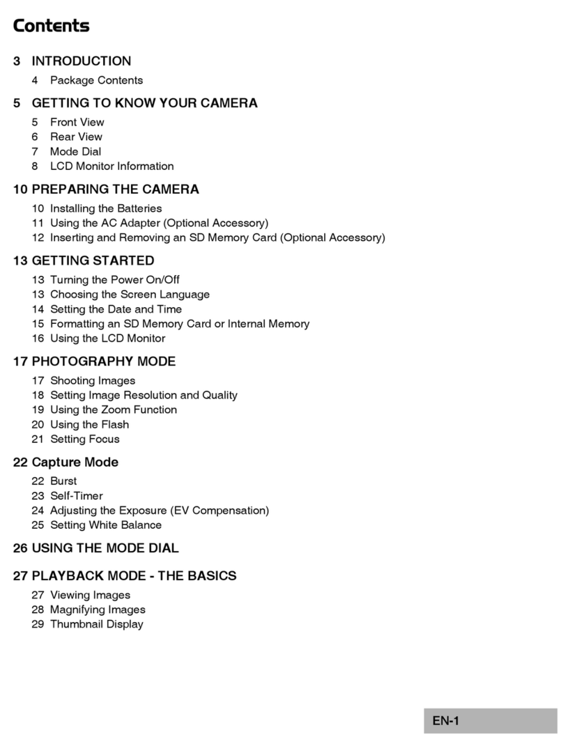 Acer Digital camera 6.36 Mega pixels user manual