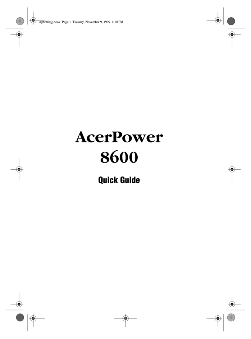 Acer AcerPower 8600 User manual