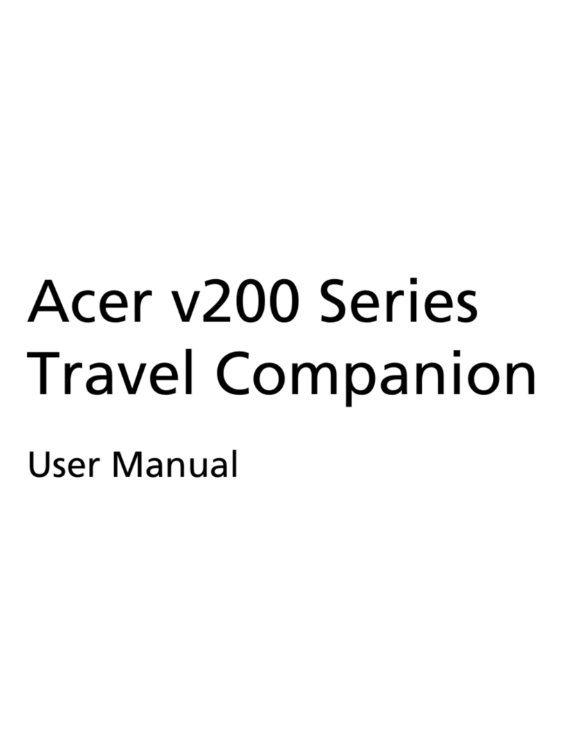 Acer v200 Series user manual