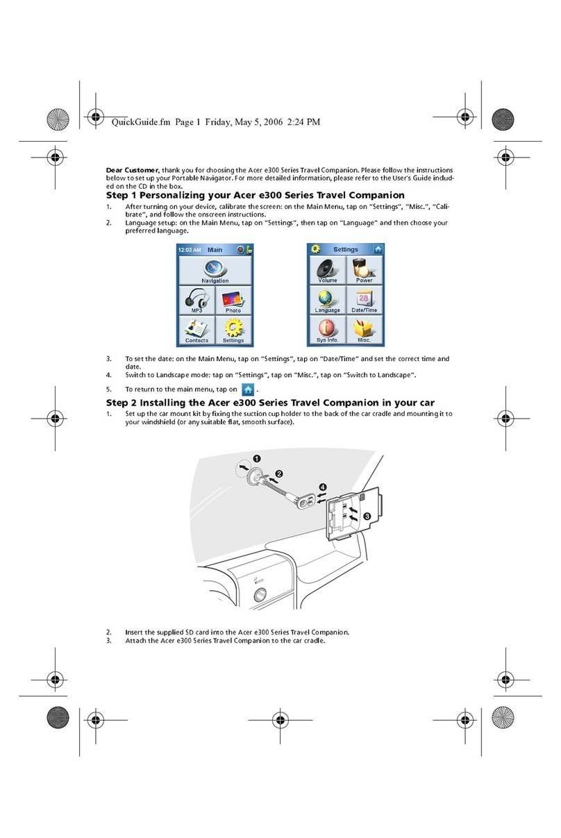 Acer e300 Series quick guide