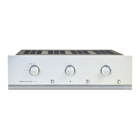 Anthem Audio PRE 1 User manual