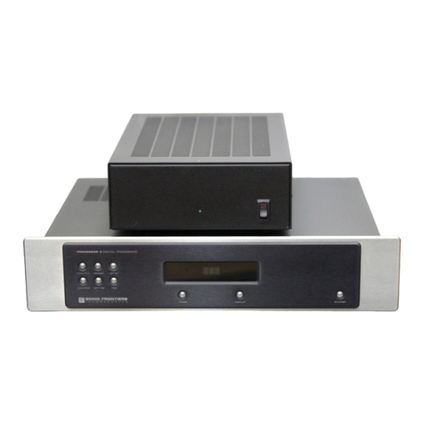 Sonic Frontiers SONIC FRONTIERS Processor 3 operating manual