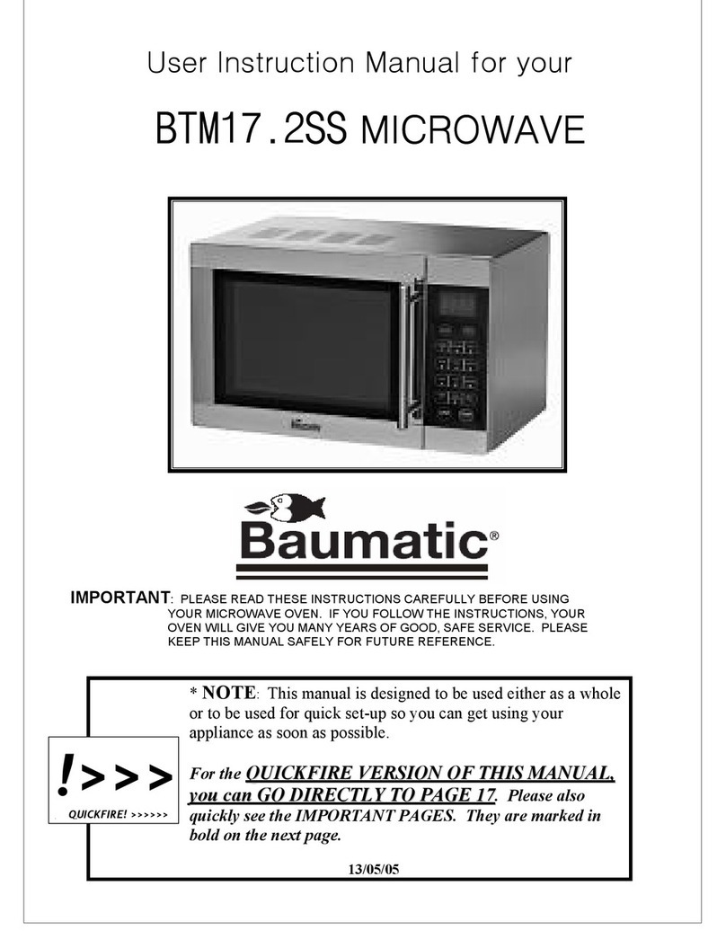 Baumatic BTM17.2SS Operator's manual