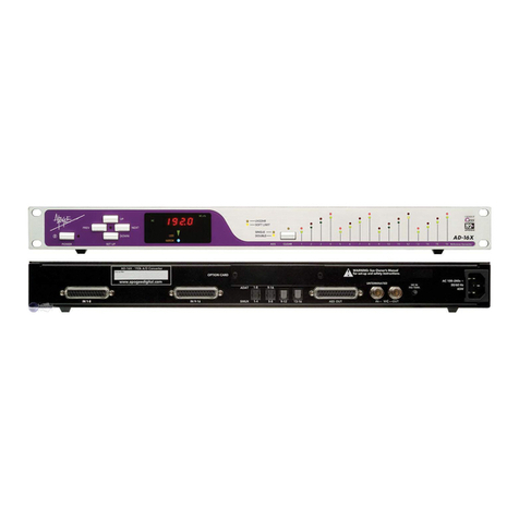Apogee AD-16X User manual