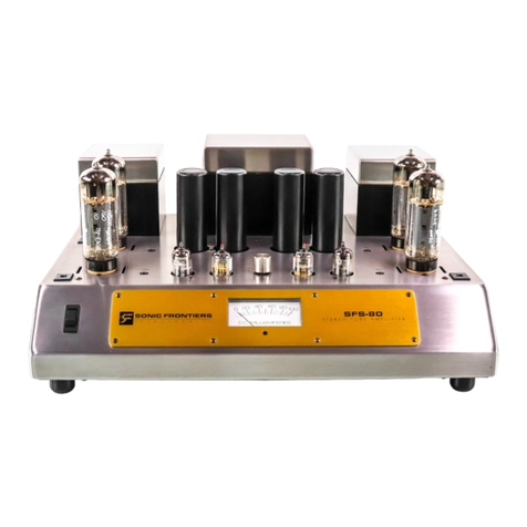 Sonic Frontiers Sonic Frontiers SFS-80 User manual
