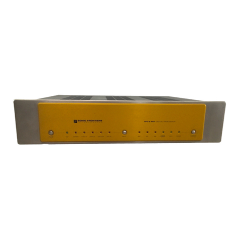 Sonic Frontiers Sonic Frontiers SFD-2 MK-II User manual