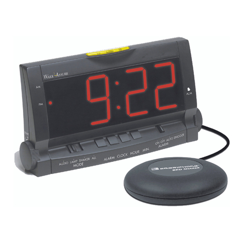 Ameriphone Wake Assure Alarm Clock user guide