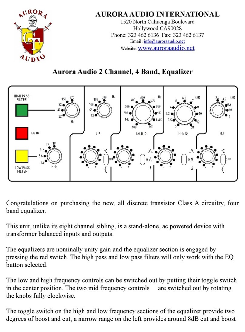 Aurora Audio GT4-2 User manual