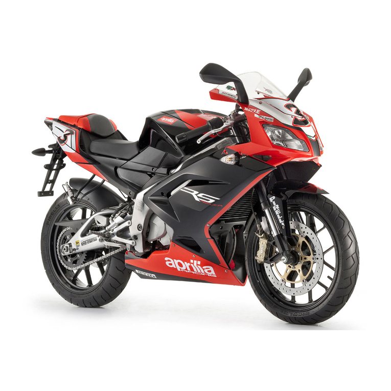 APRILIA RS 125 Instruction manual
