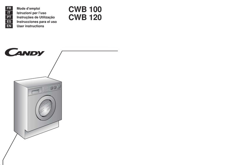 Candy CWB 100 User manual Candy CWB 100 User manual