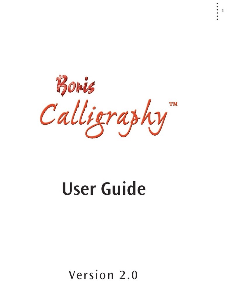 Boris FX Boris Calligraphy Vresion 2.0 User manual