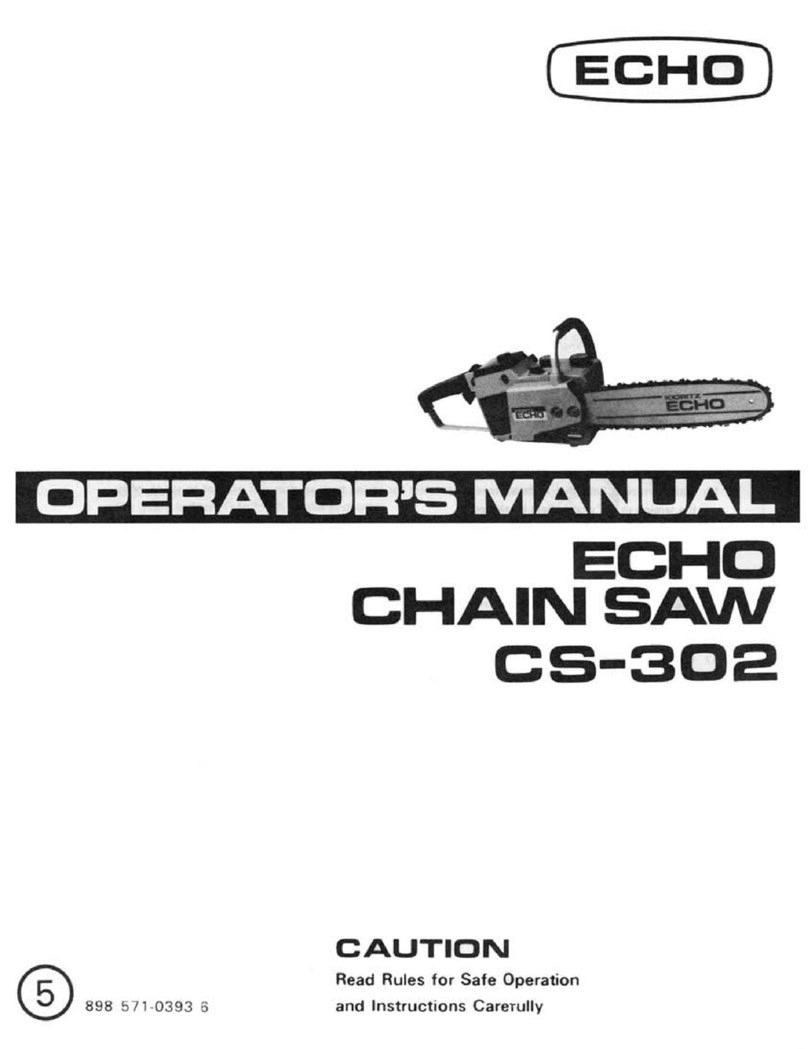 Echo CS-302 User manual