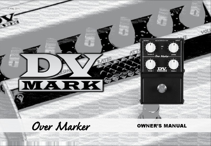 DV Mark Over Marker owner's manual