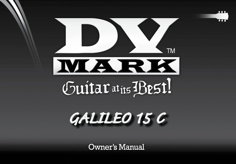 DV Mark Galileo 15C owner's manual