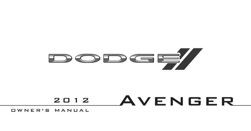 Dodge Avenger owner's manual