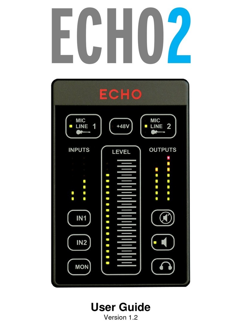 Echo Audio Echo 2 user guide