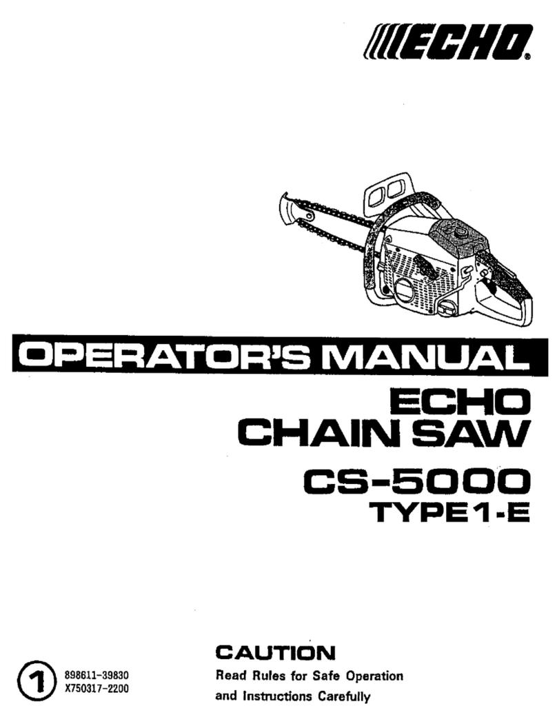 Echo CS-5000 User manual Echo CS-5000 User manual