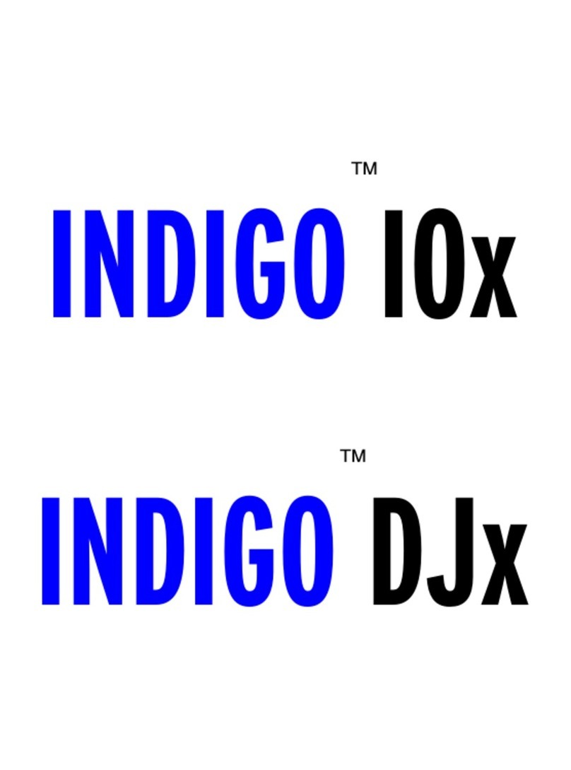 Echo Audio Indigo DJx owner's manual Echo Audio Indigo DJx owner's manual