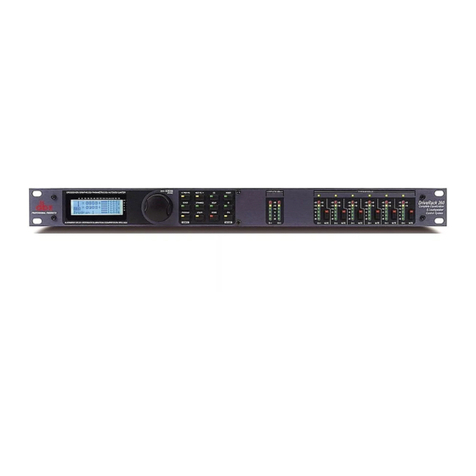 dbx DriveRack 260 user manual