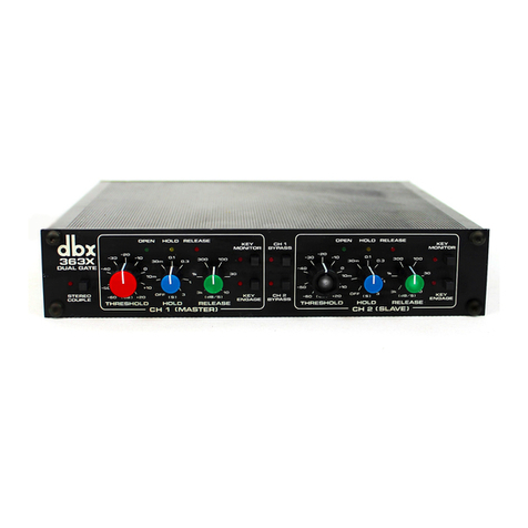 dbx 363X User manual