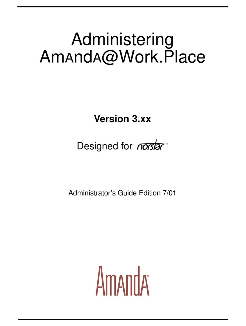 Amanda Amanda@Work.Place Version 3.xx Administrator's guide