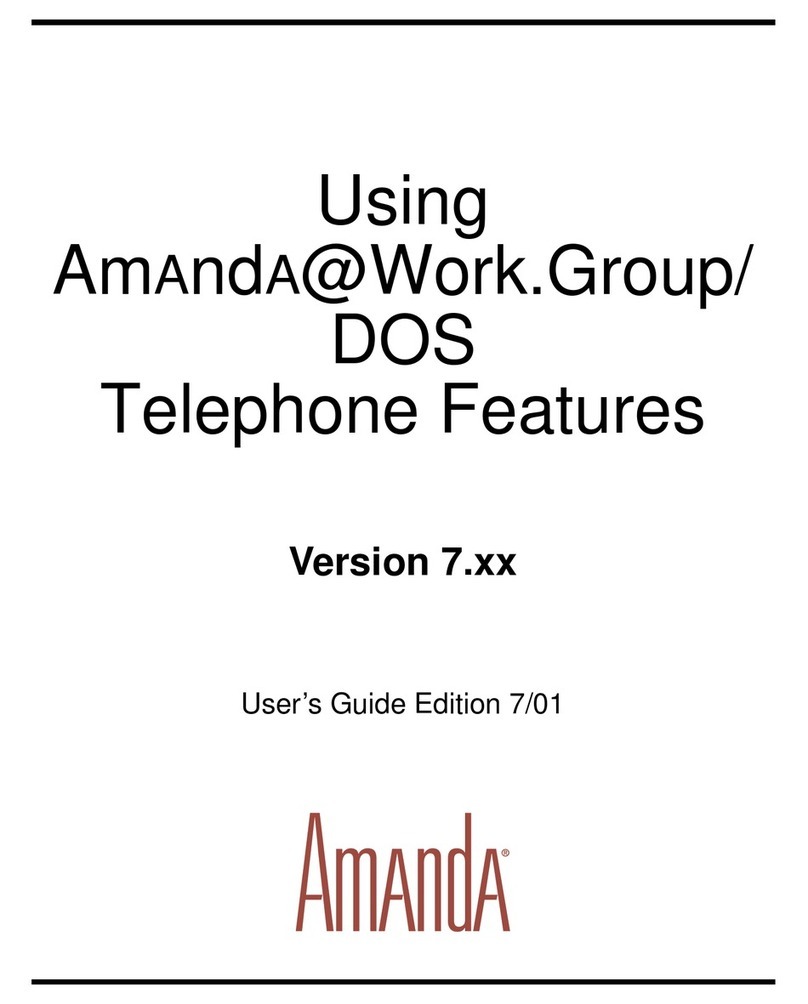 Amanda Amanda@Work.Group/DOS Version 7.xx user guide