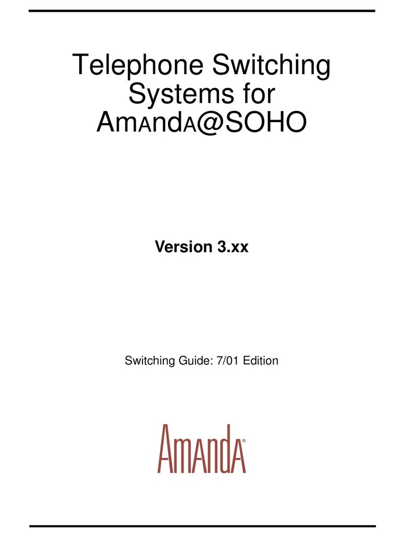 Amanda Amanda@SOHO Version 3.xx Switching guide