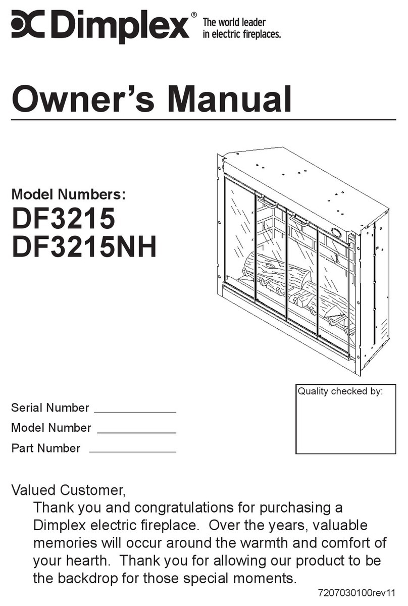 Dimplex MULTIFIRE DF3215 User manual Dimplex MULTIFIRE DF3215 User manual