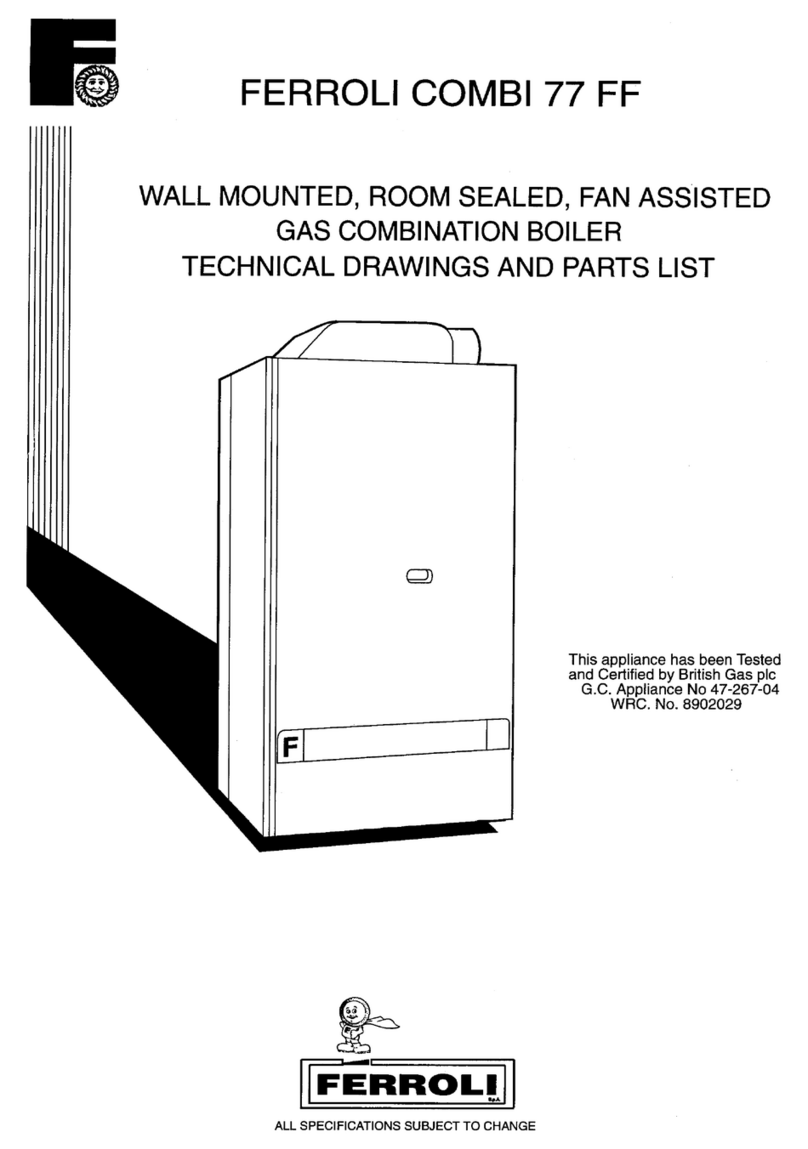 Ferroli Combi 77 FF User manual