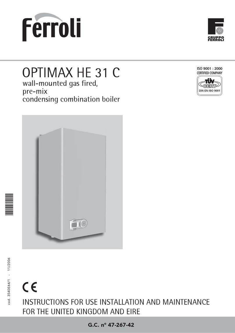 Ferroli OPTIMAX HE 31 C Parts list manual