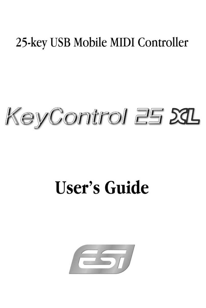 ESI KeyControl 25 XL user guide