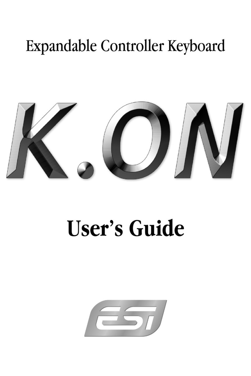 ESI K.ON user guide