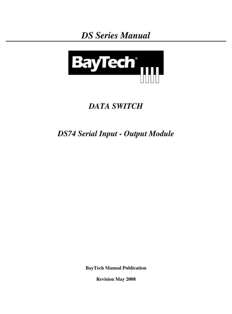 BayTech DS74 User manual