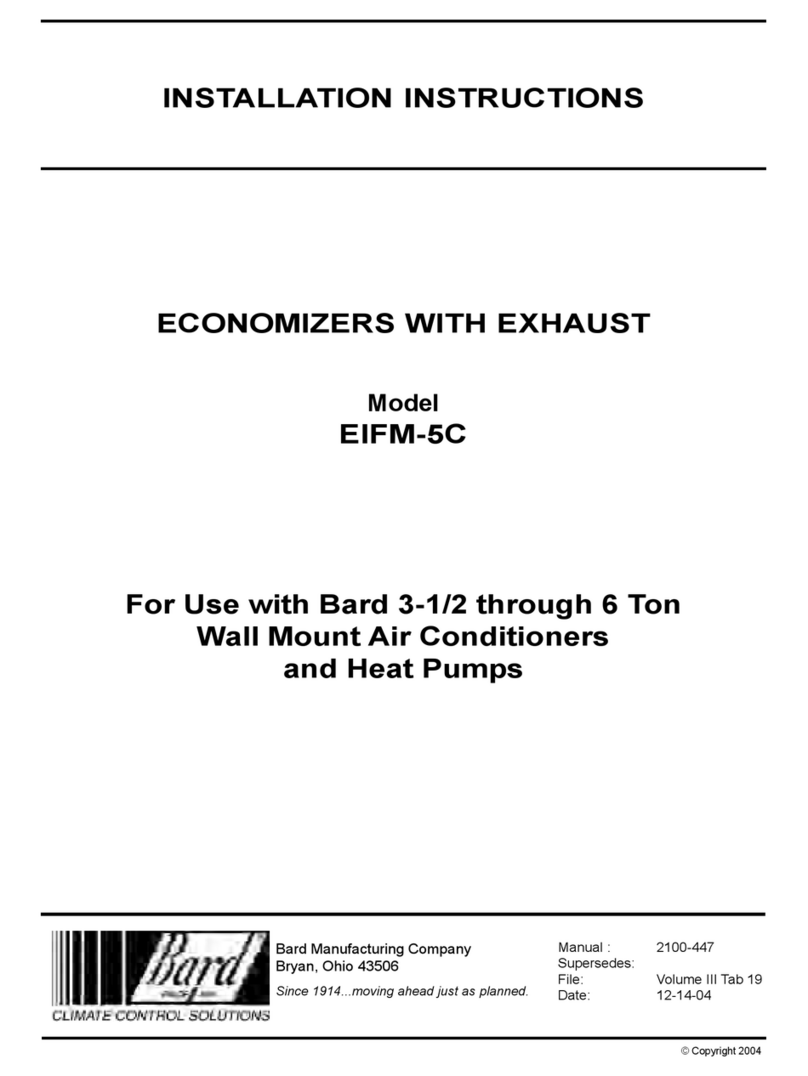 Bard EIFM-5C installation instructions
