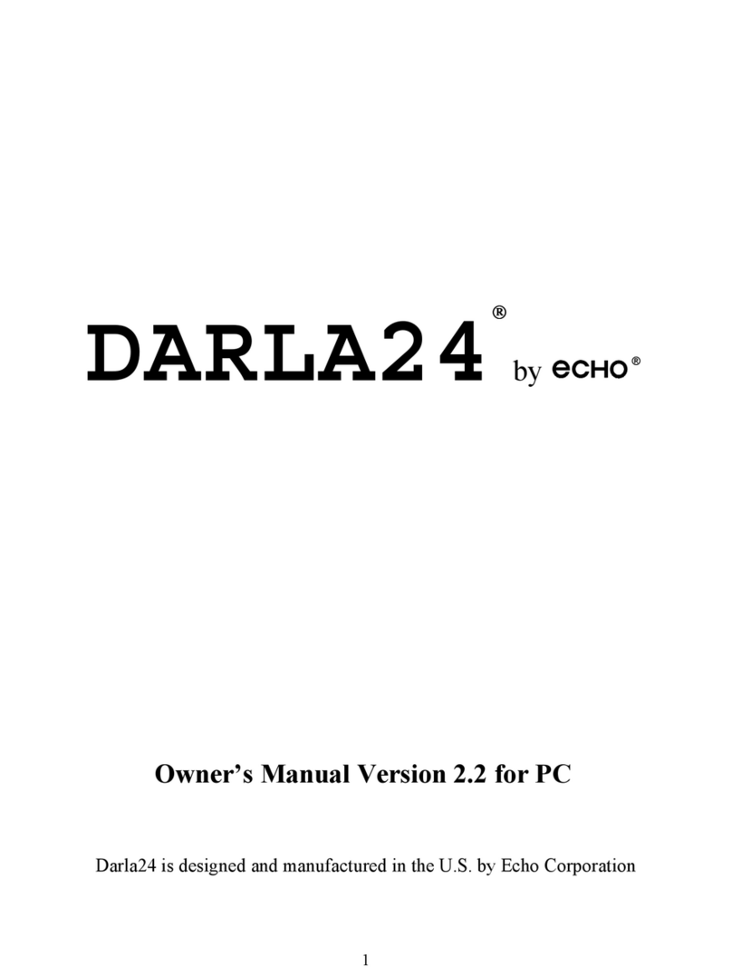 Echo Darla24 User manual