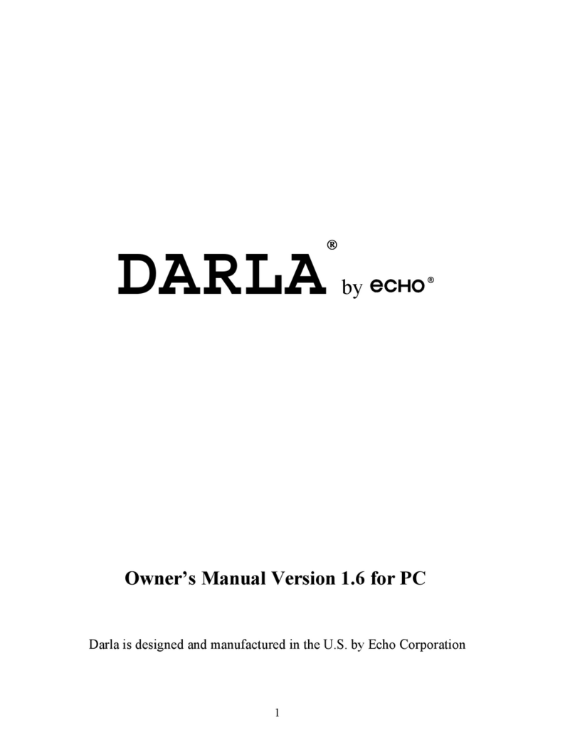Echo Darla User manual