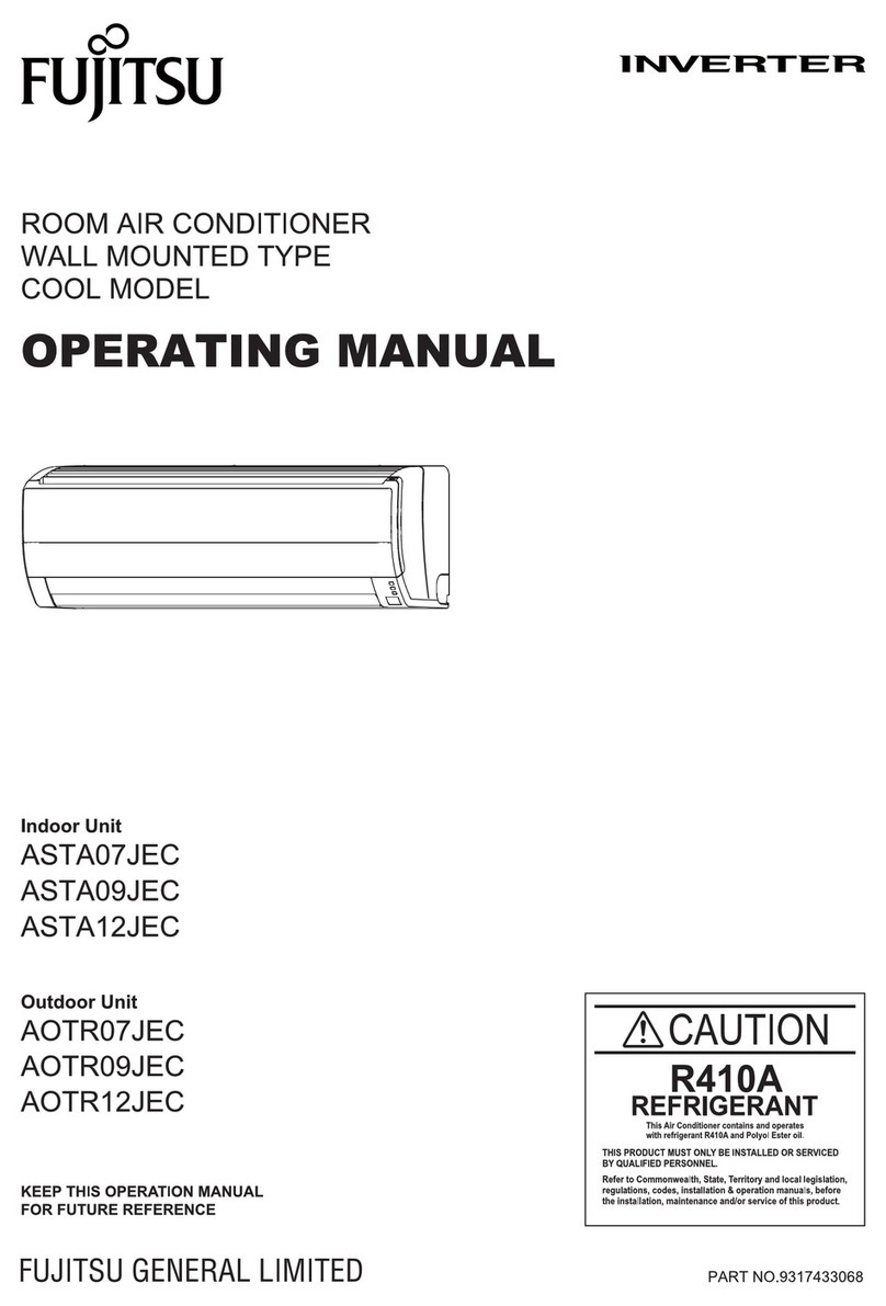 Fujitsu Inverter ASTA07JEC User manual