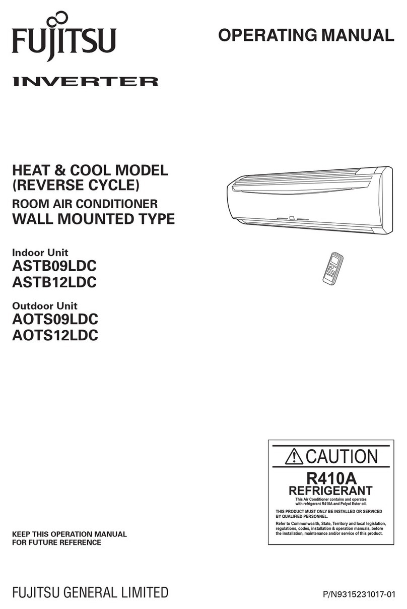 Fujitsu Inverter ASTB09LDC operating manual
