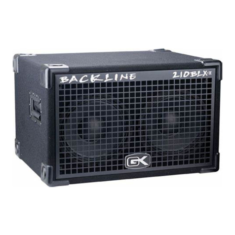 Gallien-Krueger Backline Series  sheet User manual