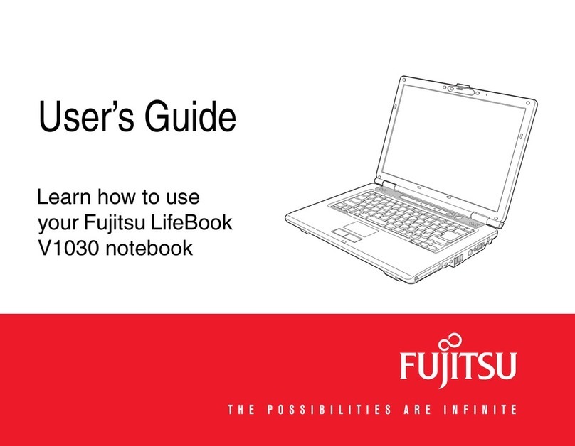 Fujitsu Lifebook V1030 Guide User manual