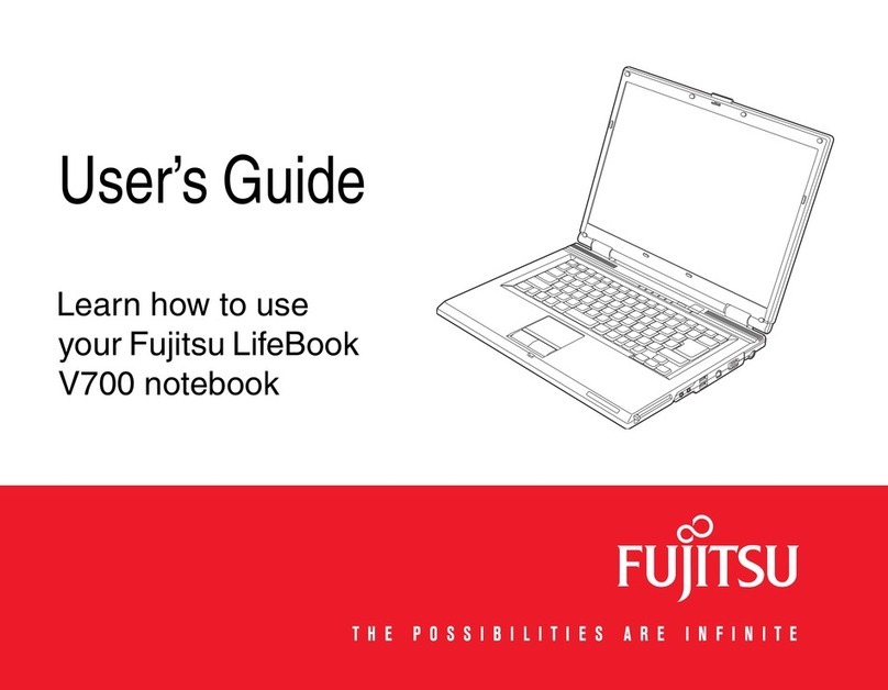 Fujitsu LifeBook V700 user guide