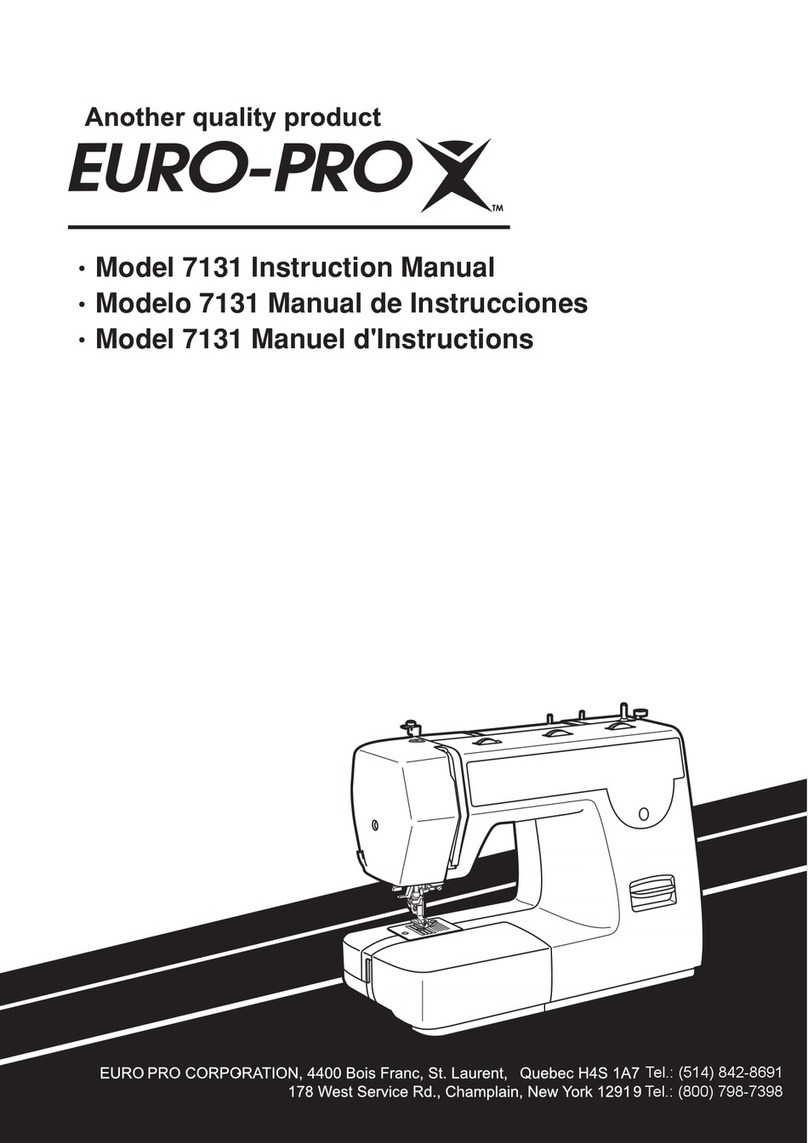 EUROPRO 7131 instruction manual