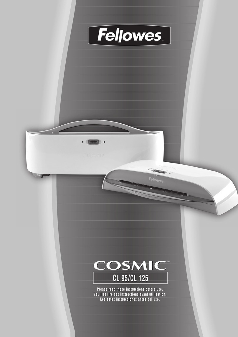 Fellowes CL125 Cosmic instructions