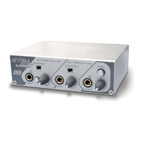 ESI U46DJ User manual