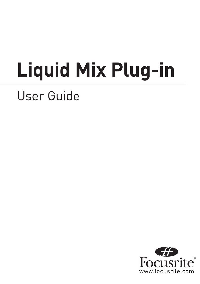 Focusrite Liquid Mix Plug-in User manual