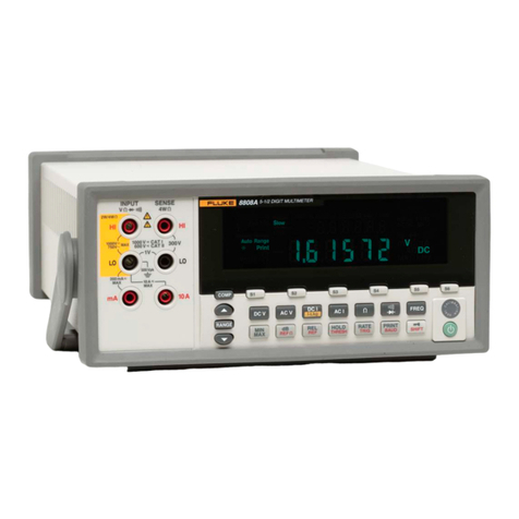 Fluke 8808A user manual